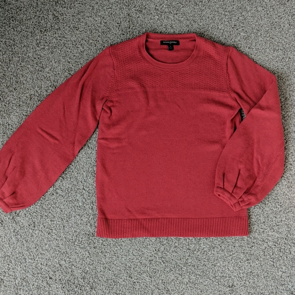 Banana Republic Puff Sleeve Sweater